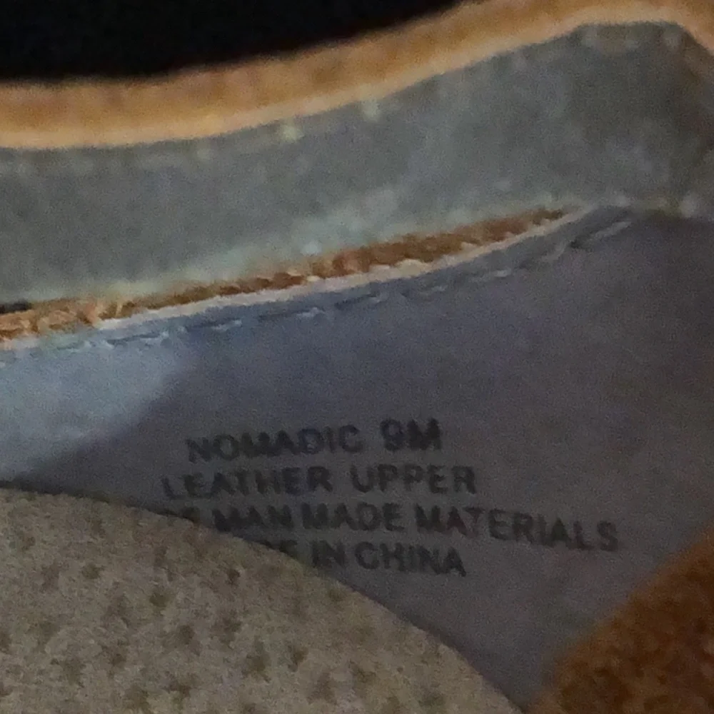 OTBT Nomadic Gladiator Metallic Bronze Tooled Leather Wedge Sandals Size 9